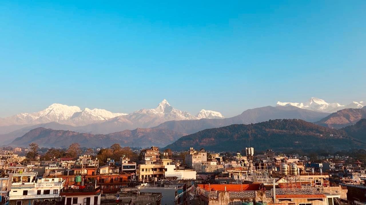 Penthouse 3 Bedroom Apartment With A Beautiful View Pokhara Exterior photo